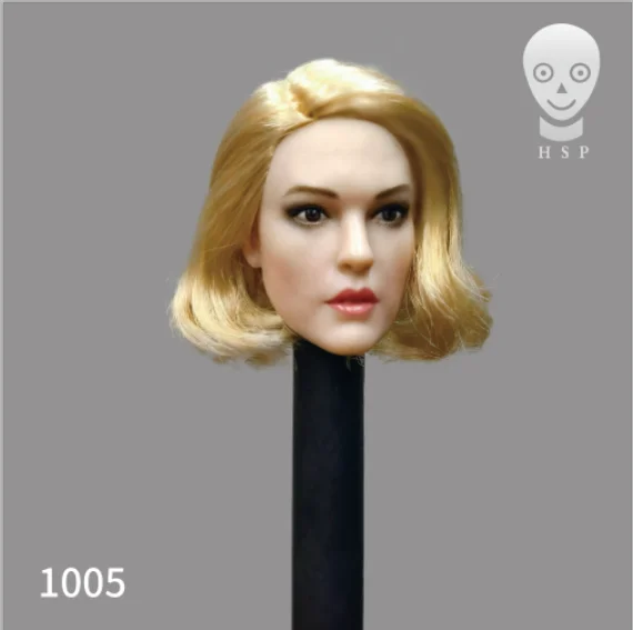 1/6 Joker Girl Head Sculpt Planted Hair Head Fit 12'' HT TBL PH Female Body Toy 