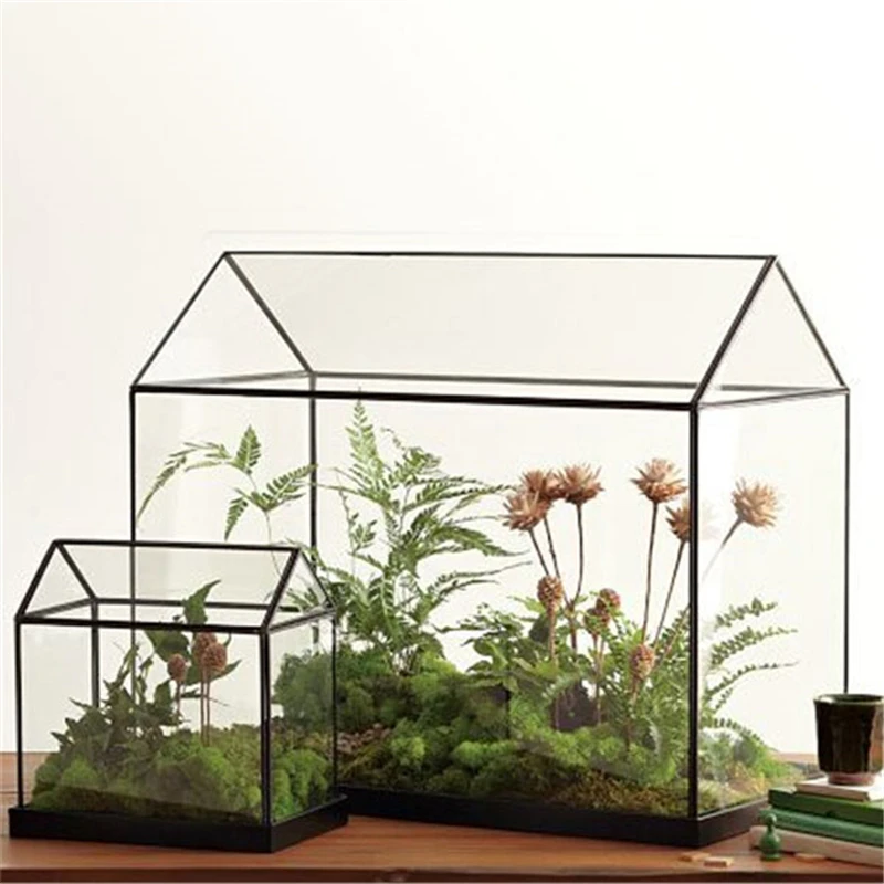 CoolMiniHandmadeTabletopGlassGreenHousesSmallArchedGreenhouse