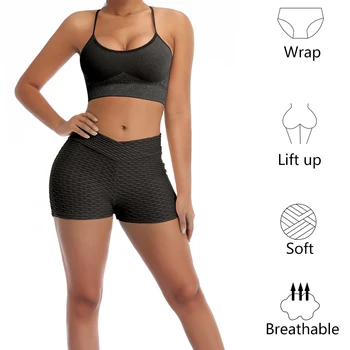 Women Workout Shorts Gym Jogging Short Breathable Sports Fitness Biker Panties Solid Color Thin Skinny