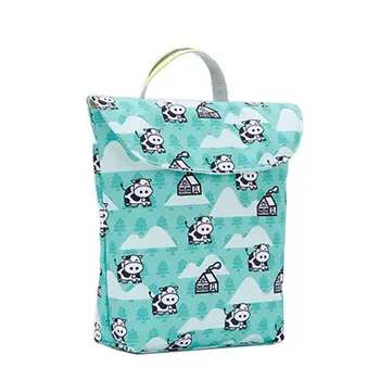

Cartoon Wet Bag Baby Nappies Diaper Nappy Bag Pocket Storage Case for Infant