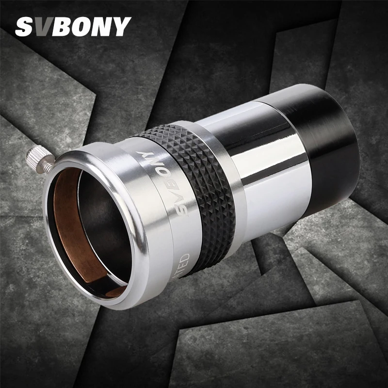 

SVBONY SV137 1.25 inchs 2x Barlow Lens Fully Multi-coated Metal Body with M42 Thread for Standard Telescope Eyepiece W9106A