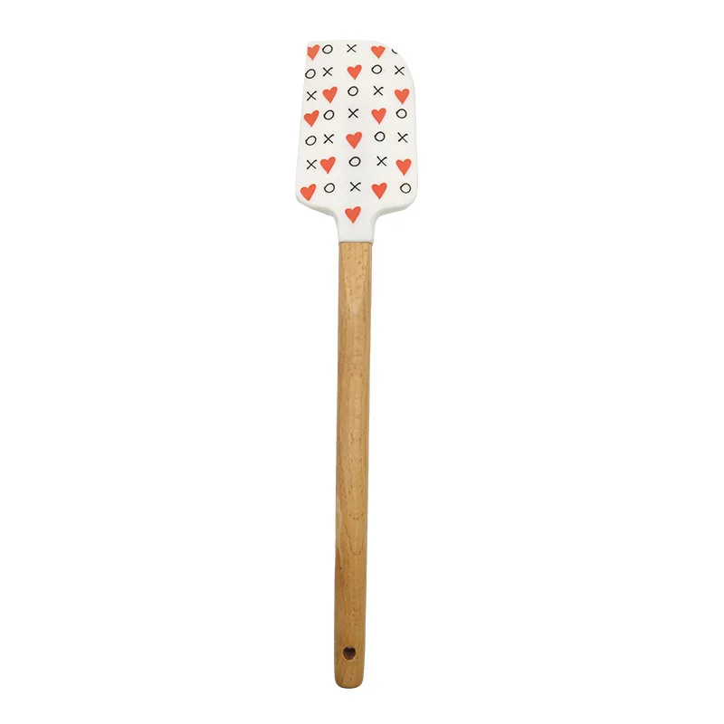 Food Grade Scraper Kitchen Creative Silicone Spatula Pastry Butter Cookie Spatula Cake Decor Mixing Tool Baking Accessories