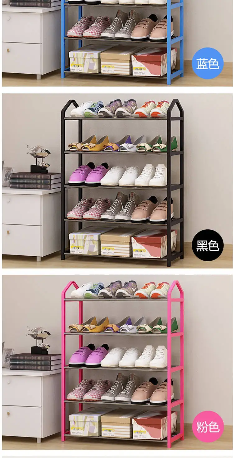 home essentials shoe rack on Simple Shoe Rack Home Economic Dormitory Female Door Dustproof Storage Shoe Cabinet Space Small Shoes Shelf Rack Wf821330 Shoe Racks Organizers Aliexpress