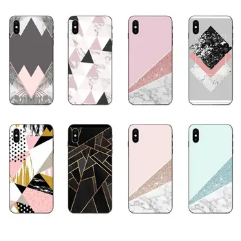 

Geometric Triangle Marble Shape Printed For Huawei Mate 9 10 20 P8 P9 P10 P20 P30 Lite Mini Play Pro P smart Plus Z 2017 2019