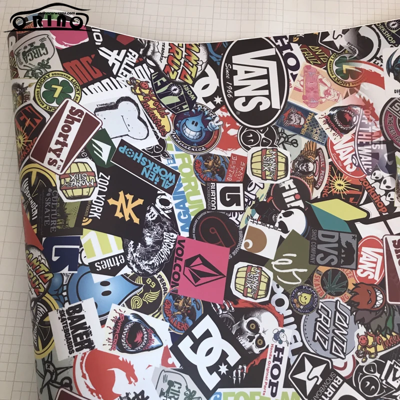 Sticker Bomb Car Wrap Foil Sticker-4