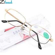 Zilead, сплав, очки для чтения, стеклянные линзы, очки для пребиопии, мужские деловые очки, очки для дальнозоркости, очки унисекс+ 1,0 до+ 4,0