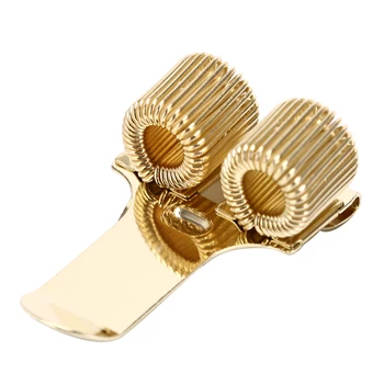 

1 Pcs Creative Triple 2 Hole Metal Pen Holder With Pocket Clip Doctors Nurse Uniform Pen Holders Hot Sale