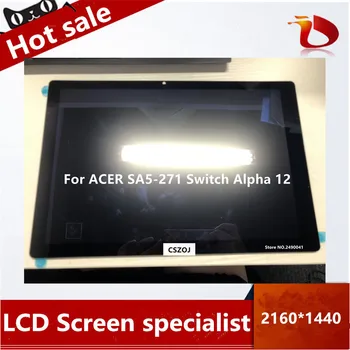 

Free Shipping New Original lcd display assembly for ACER SA5-271 Switch Alpha 12 Touch display N16P3