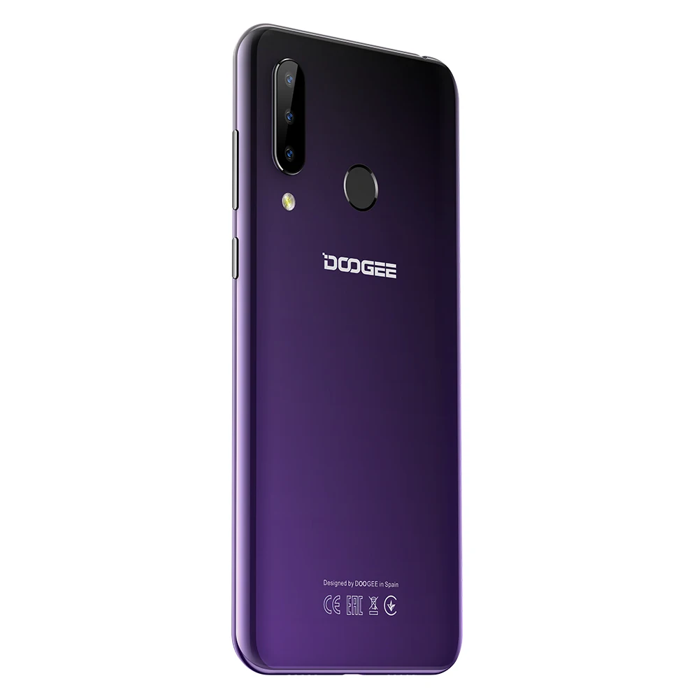 DOOGEE N20 4G мобильный телефон 4 ГБ ОЗУ 64 Гб ПЗУ 6,3 дюймов FHD+ 428ppi ips экран 16+ 8+ 8 Мп задняя Тройная камера 4350 мАч Android 9,0 пирог