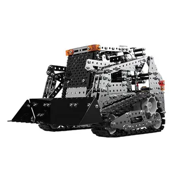 

1178PCS/Set Front Loader 10CH Portable Tracked Remote Control DIY Educational Plaything Car Model Toy Front Loader