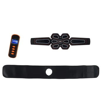 

Fitness Abdominal Muscle Trainer Electronic Press Stimulator Gym Equipment For Training Apparatus Abdominal Belly Press Belt,Wit