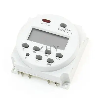 

Digital LCD Display Programmable Timer AC 12V Time Switch CN101A