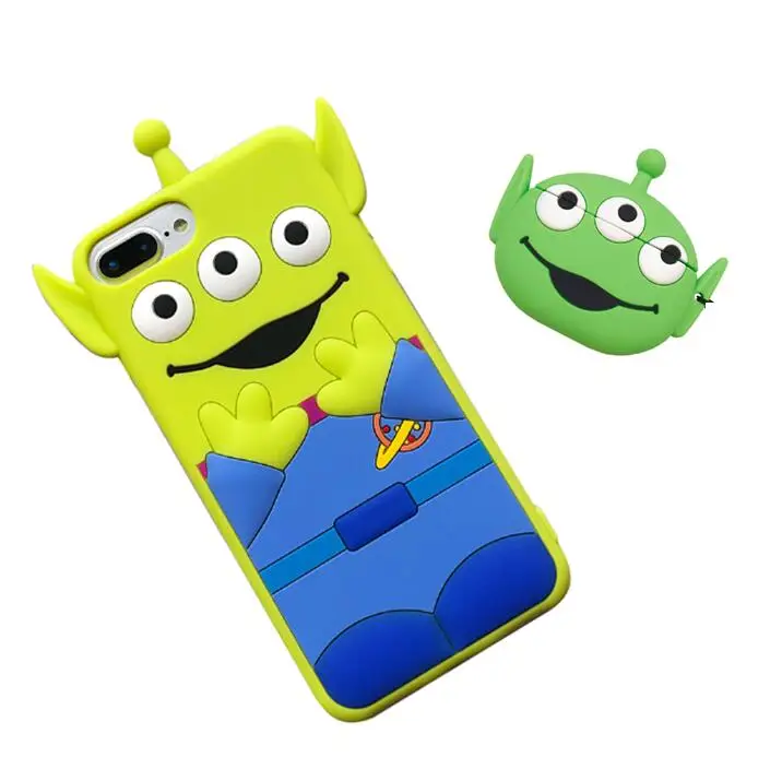 

Three Googly Eyes Alien Bundle Cover For Airpods Case for iPhone XS Max XR X 6 6S 7 8 Plus