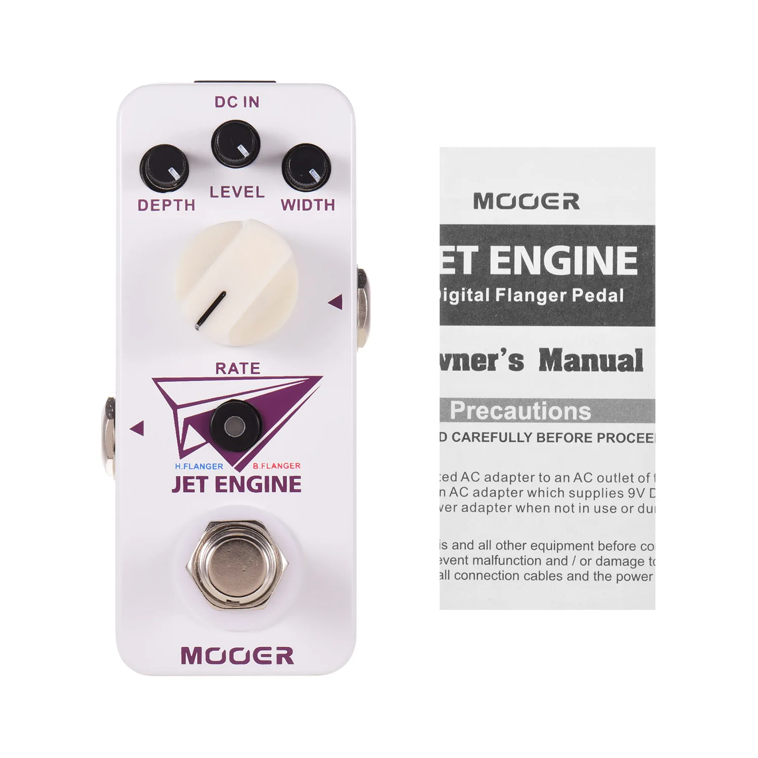 Mooer Jet Engine Digital multi-частота Flanger педаль эффектов для электрогитары True Bypass Micro Series Compact Pedal