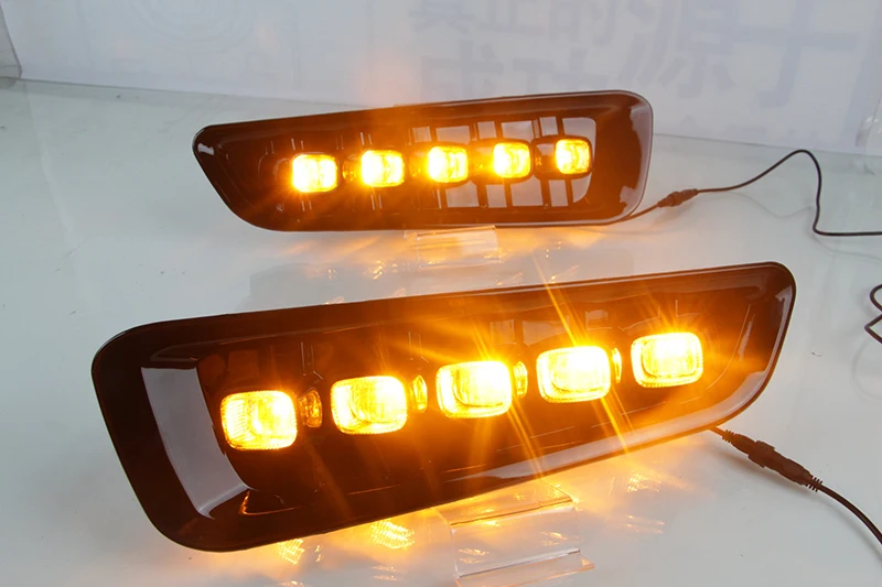Высококачественные дневные ходовые огни для Ford Ranger Raptor F150 DRL 12V 9-14V поворотные сигнальные огни стоп-сигнал