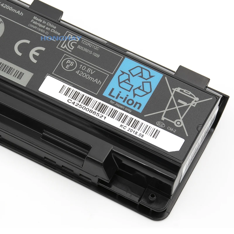 Bateria para Toshiba Satellite C800 C850 C870 L800 L830 L855 L870 Pa5025u1brs Pa5024u Pa5024u-1brs Pabas260 Original Honghay-pa5024u - Imagem 4