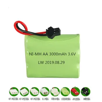 

3.6v 3000mAh NiMH Battery For Rc toy Car Tanks Boat Gun AA 3.6 v nimh Rechargeable battery for rc car toy boat model