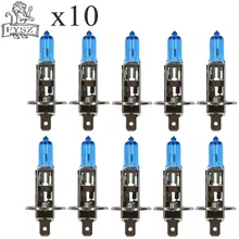 10 шт. н1 светодиодные 12V 100W Автомобильные галогеновые лампы 5000K 1600lm противотуманные Автомобильные фары белого цвета