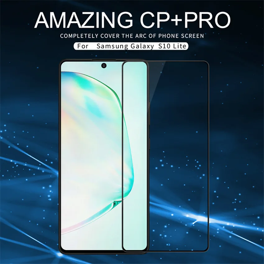 

For Samsung Galaxy S10 lite Tempered Glass NILLKIN Full Coverage Anti-Explosion Tempered Glass Screen Protector CP+ Pro