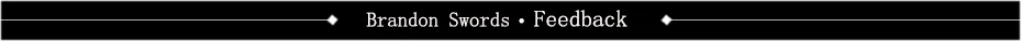Brandon Swords •  feedback