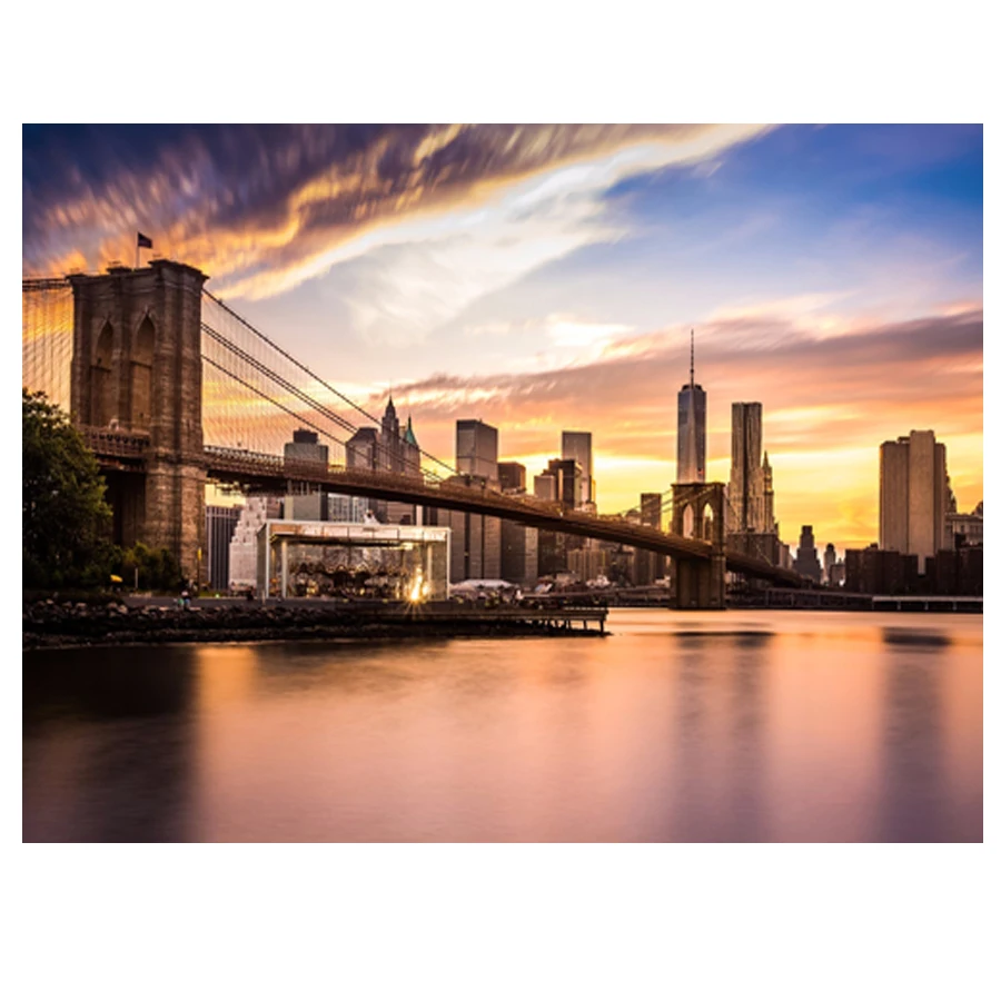 Full Square Round Drill 5D DIY Diamond Painting scenery art new york painting Embroidery Cross Stitch 5D Home Decor diamond art