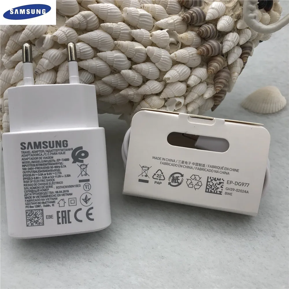 Samsung Note 10 супер быстрое зарядное устройство PD PSS 25 Вт адаптер питания для быстрой