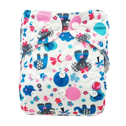 D04 diaper cover Современная Ткань Подгузники Детские многоразовые ткань с полиуретановыми нитями Водонепроницаемый моющийся подгузник Регулируемый один размер костюм от 0 до 2 лет - Цвет: D04 diaper cover
