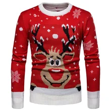 ^^Best Offers 2019 Christmas Reindeer Printed Sweater Men O-Neck Long Sleeve Cosplay Pullovers 2019 New Year Autumn Winter Men's Warm Clothes ^^Best Offers 2019 Christmas Reindeer Printed Sweater Men O-Neck Long Sleeve Cosplay Pullovers 2019 New Year Autumn Winter Men's Warm Clothes