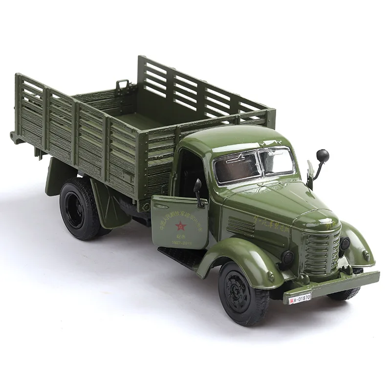 Shenghui Liberation Truck Model Military Simulation Car Sound and Light Pull Back Toy Children Sound and Light Toy Pull Back Car