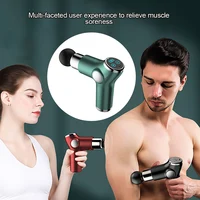 32 Speeds Mini LCD Massage Gun Deep Tissue Percussion Muscle Massage Gun for Pain Relief Back