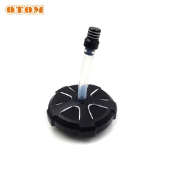 OTOM CNC Aluminum Motocross Fuel Tank Cap (Black)