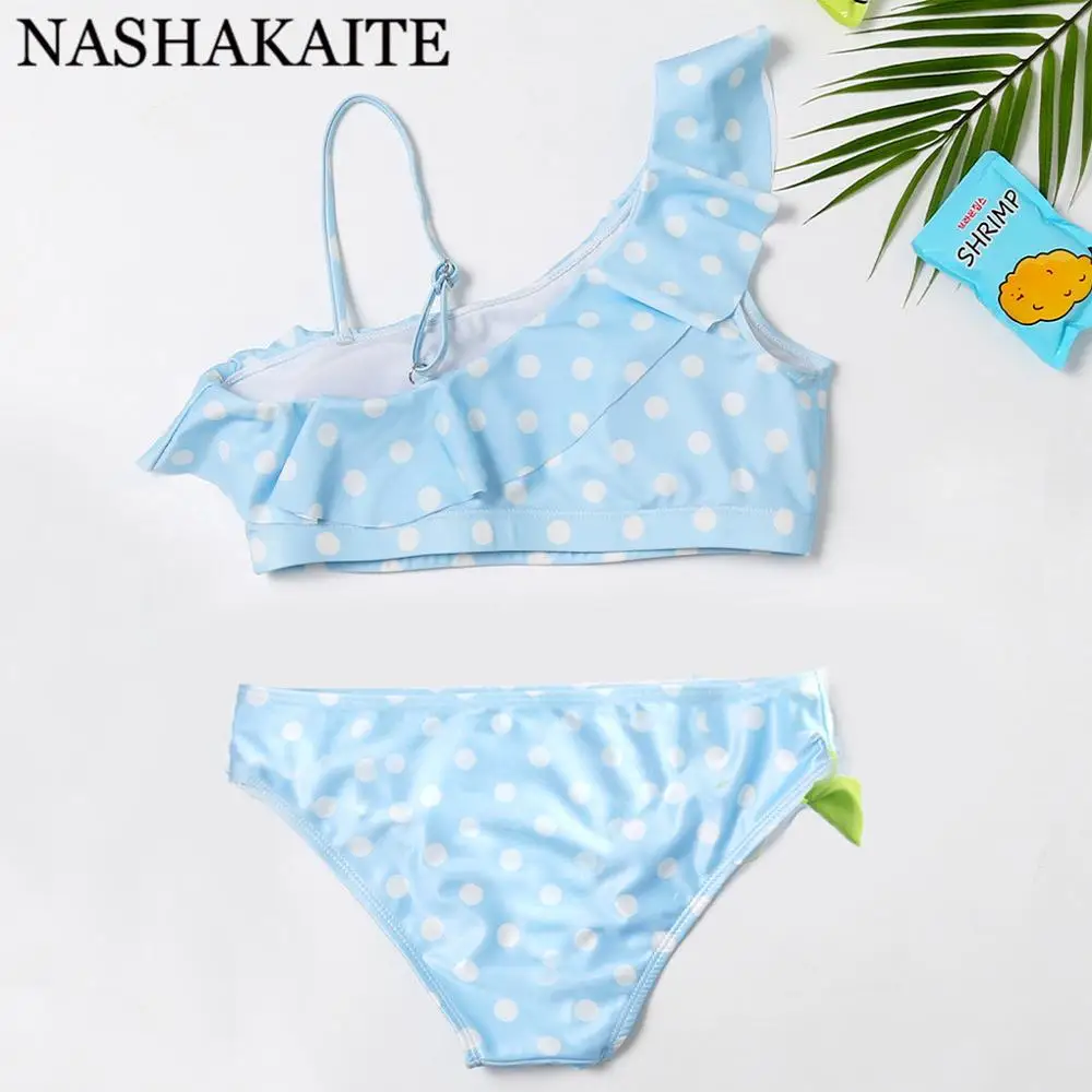 NASHAKAITE купальный костюм для мамы и дочки; купальный костюм в синий горошек с открытыми плечами и цветами; купальный костюм «Мама и я»; Семейные купальники