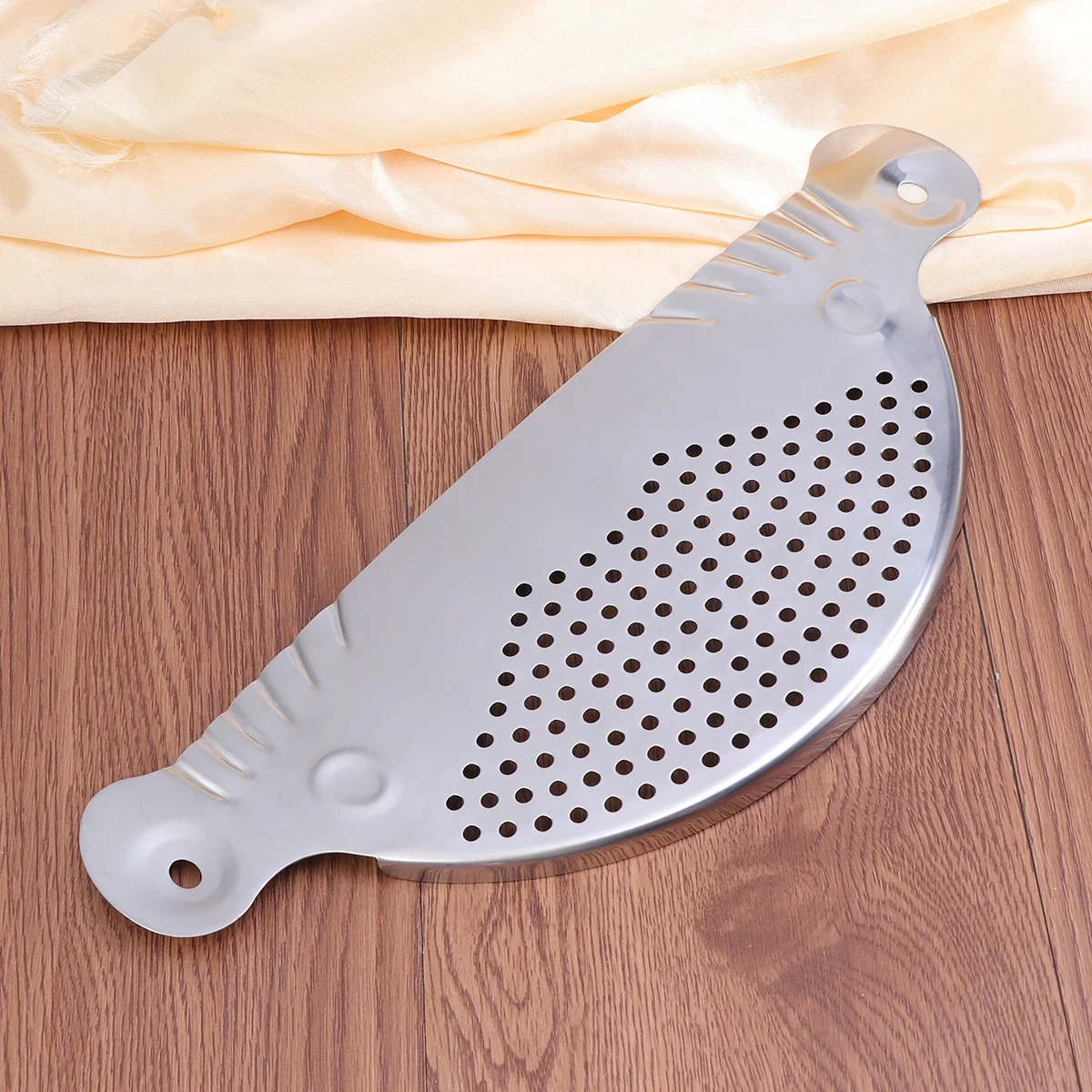 1 PC Strainer Stainless Steel Pasta Practical Draining Tool Pan Drainer Pot Strainer for Kitchen Easy Draining