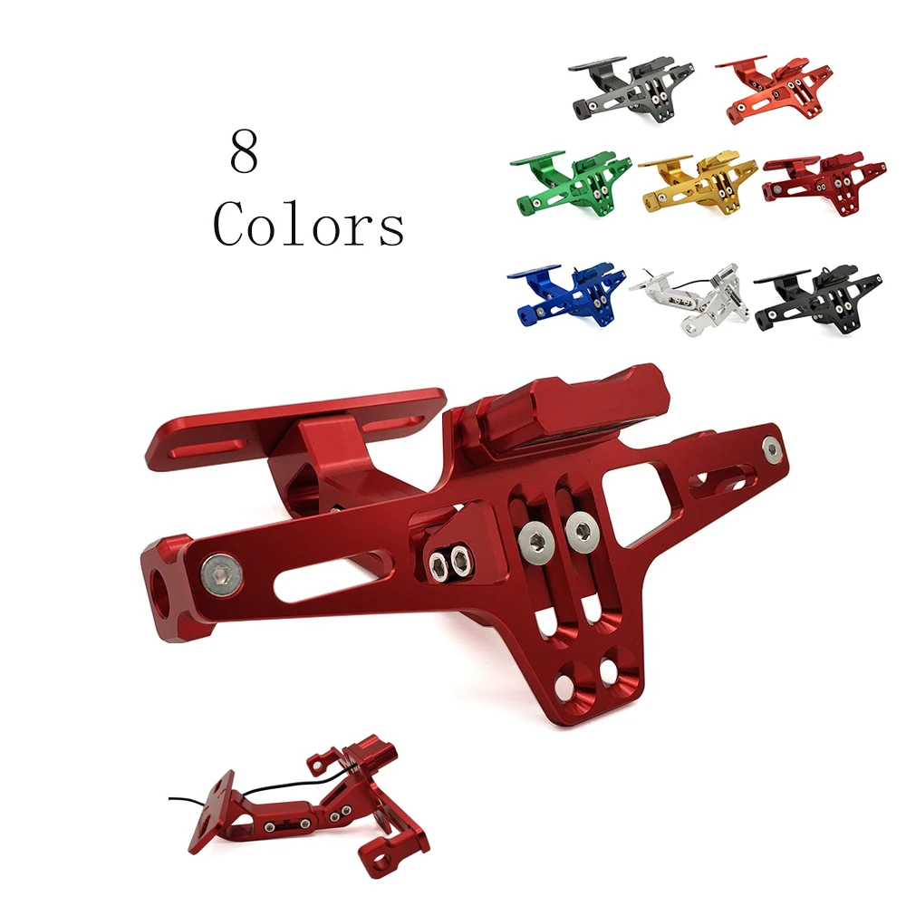

Universal Motorcycle Rear License Plate Mount Holder and Adjustable Angle License For Suzuki GS550M VS800 VZ800 vz 800 DL1000