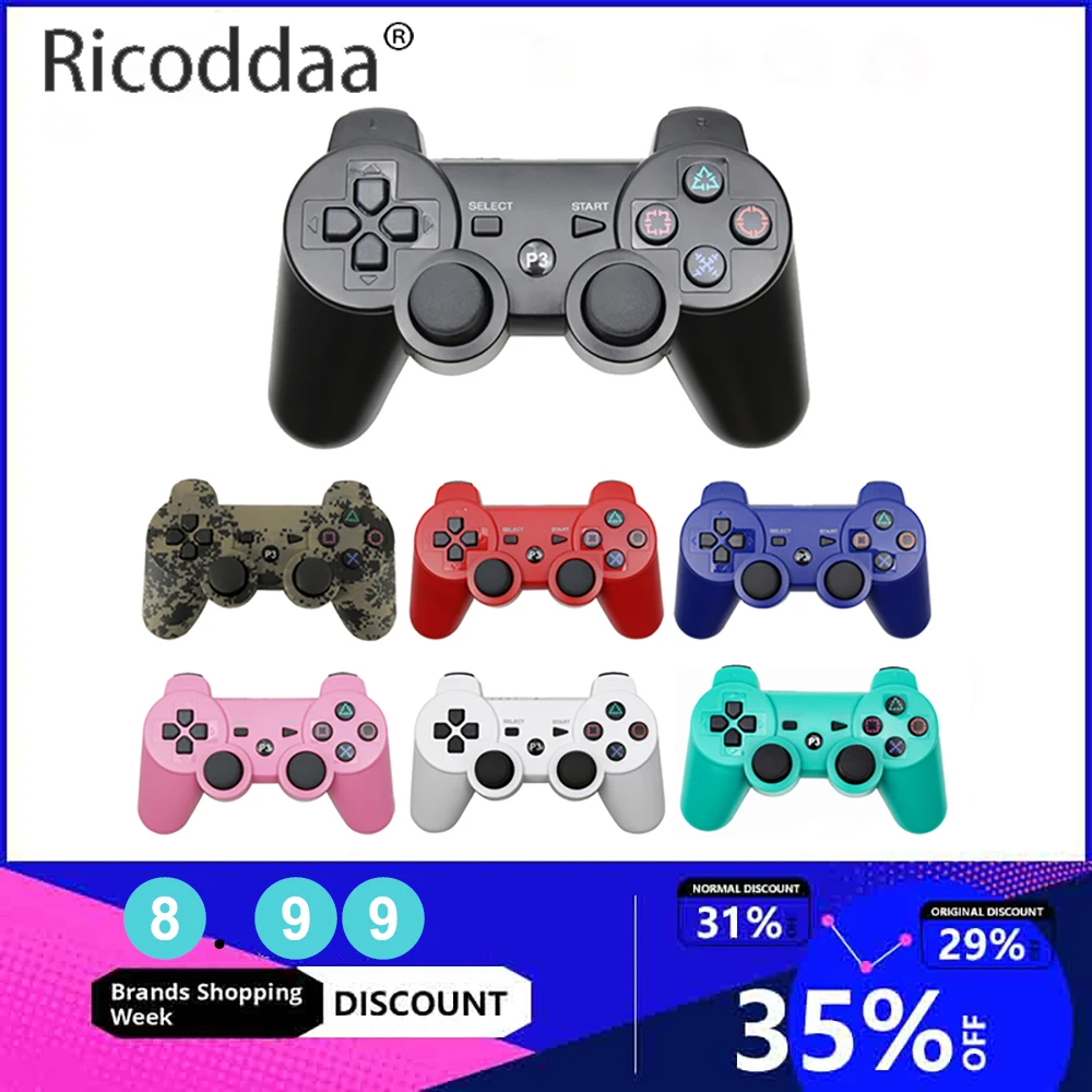 Gamepad Wireless Bluetooth Joystick For PS3 Controller Wireless Console For Sony Playstation 3 Game Pad Games Accessories