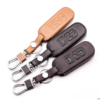

Car-covers genuine leather key wallet key case cover for Mazda cx-5 cx-7, Mazda 3.5, 6, auto accessories Key Shell starline a91