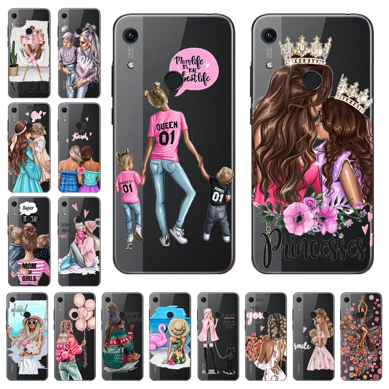 Чехол для huawei Honor 8A JAT-LX1 силиконовый чехол телефона из ТПУ Coqa 8 A Honor8A Super Mama Girl
