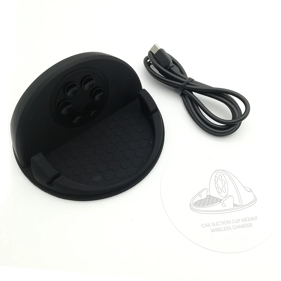 

10W Fast Charging Wireless Car Charger QI Wireless Charger Car Mount Dashboard Car Phone Holder
