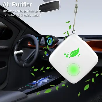 

Portable Car Air Purifier Air Cleaner Negative Ion Ozone Personal Negative Ion Air Freshener For Car Home Use Air Purifier