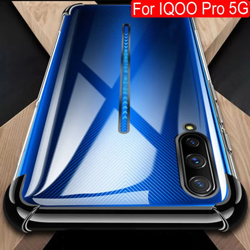 Красный цвет для VIVO IQOO Pro 5G Чехол подушки безопасности буферная полная защитная