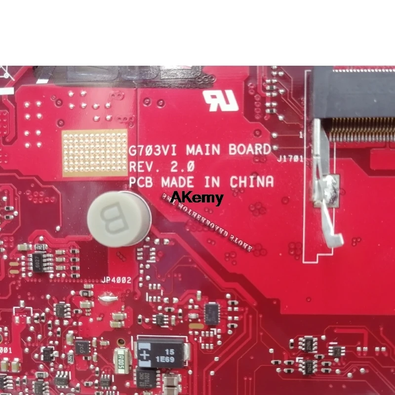  G703VI motherboard for ASUS ROG G703VI laptop G703 G703VI-XH74K CPU:I7-7820HK GPU:GTX1080 DDR4 69N1
