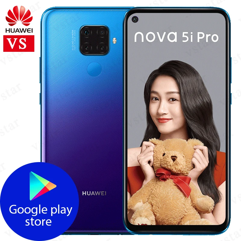 Оригинальный Huawei Nova 5i Pro мобильный телефон 6 26 'Ǝ Гб 128 ГБ Kirin 810 Восьмиядерный