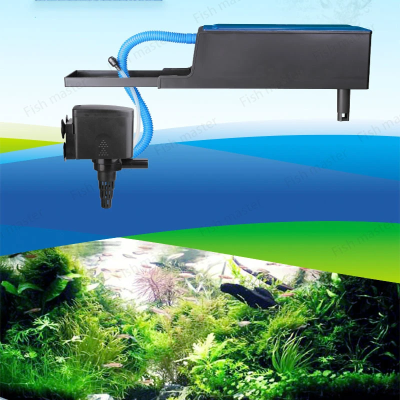 Fish filter Three in one top filter Aquarium submersible upper filter aeration pump filter water purification filter|Filters & Accessories| AliExpress