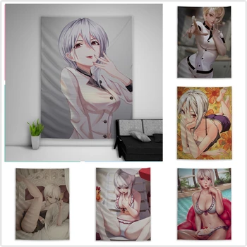 

Shokugeki no Soma Nakiri Alice Tapestry Art Wall Hanging Sofa Table Bed Cover Home Decor Dorm Gift
