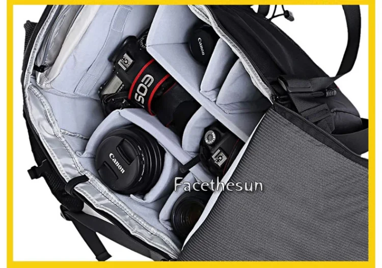 Roadfisher Большой Водонепроницаемый Профессиональный DSLR SLR камера походный рюкзак для ноутбука сумка Вставка чехол подходит для Canon Nikon sony Pentax объектив