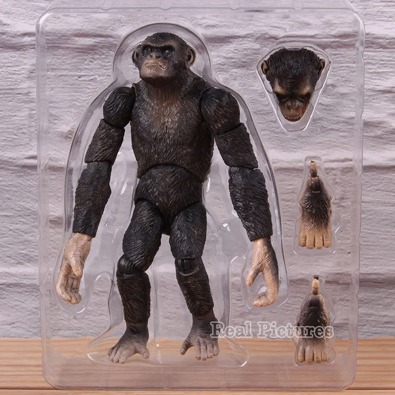 Rise of the Planet of the Apes Koba Caesar Рисунок ПВХ фильм Фигурки Коллекционная модель игрушки украшение подарок - Цвет: B no colorful box