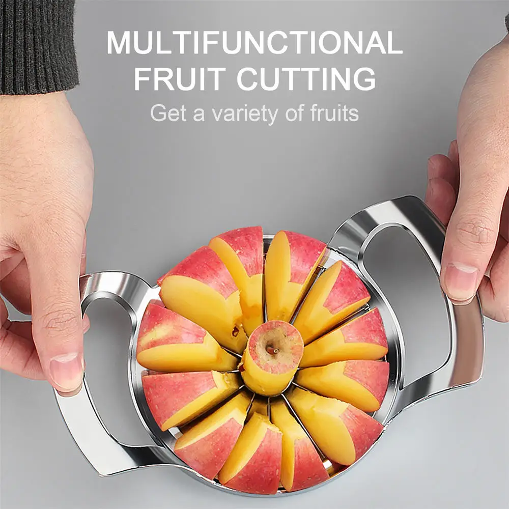 

High Quality 8/12 Blade Large Apple Cutter Slicer Stainless Steel Ultra-Sharp Fruit Corer Slicer Tools Kitchen Accessories