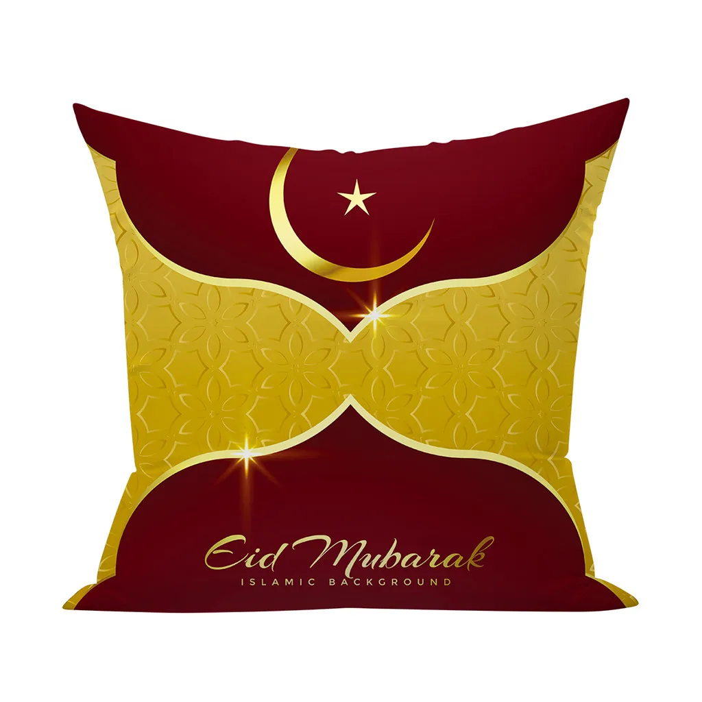 M Muslim Ramadan 45x45cm Room English Alphabet For Home goods 1PC Flower Pillowcase Polyester - Цвет: M