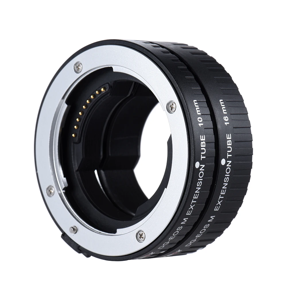 Viltrox DG-EOS М Автоматическая удлинительная трубка 10 мм и 16 мм Автофокус для Canon EF-M крепление серии беззеркальных камер и объективов