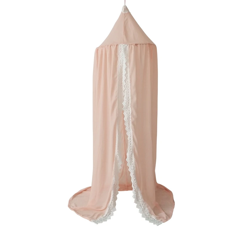 

Chiffon Mosquito Net Kids Crib Canopy Bed Cover Mosquito Net Curtain Bedding Round Dome Tent Fly Protection